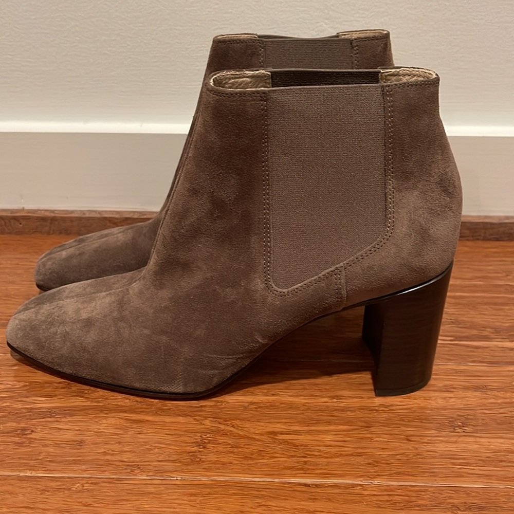Rag & Bone Aslen Suede Bootie Taupe Size 39 Nwot - image 5